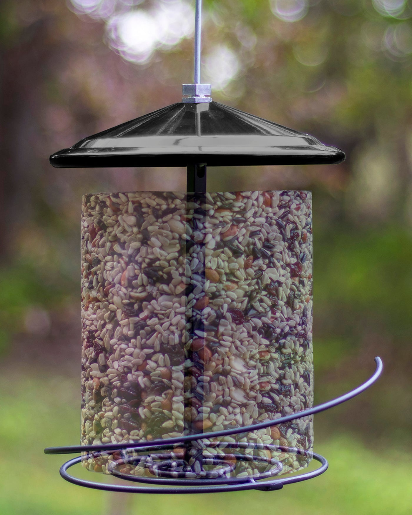 Seed Cylinder Feeder - Black