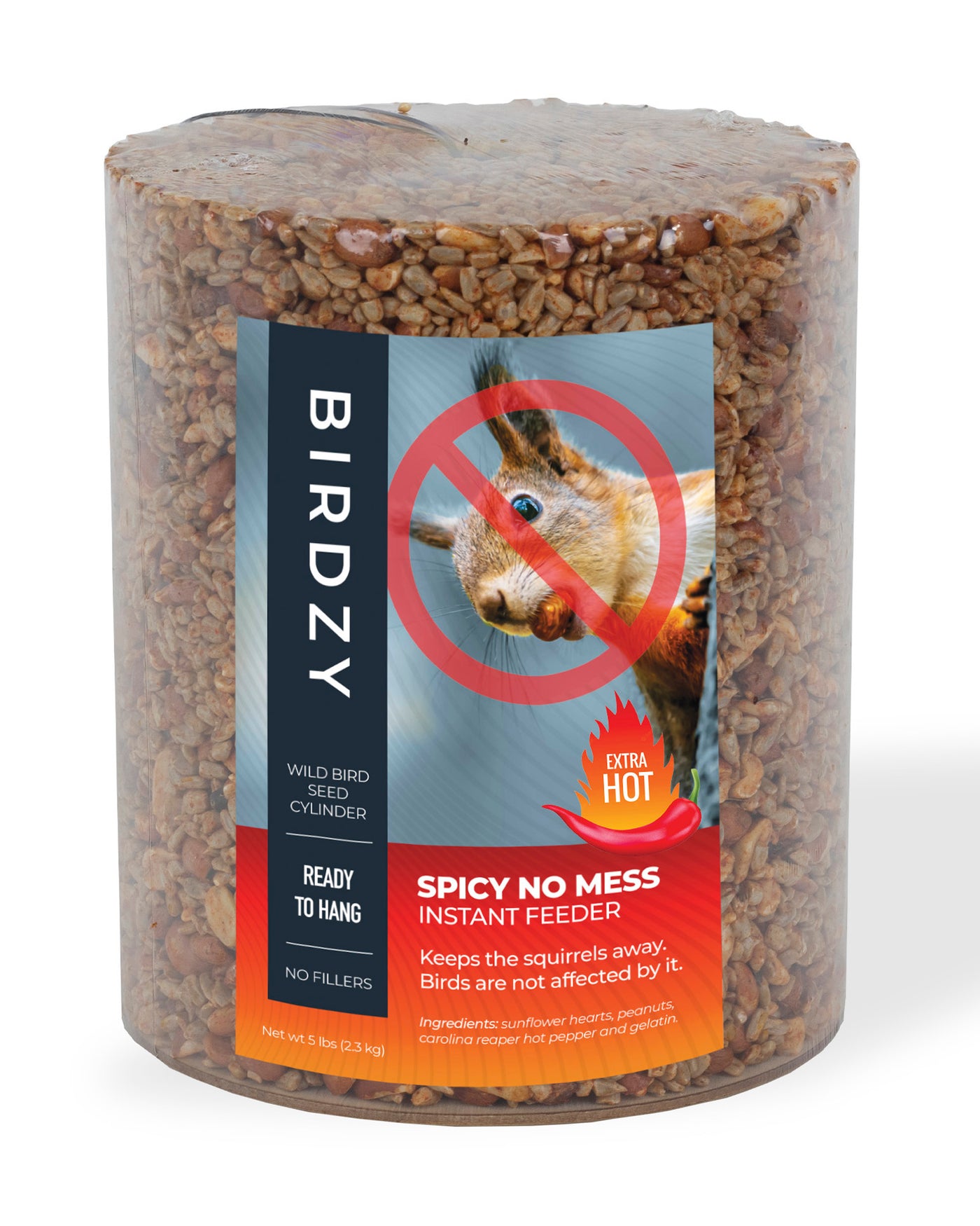 Spicy No-Mess Seed Cylinder